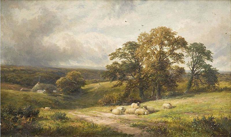 unknow artist A quiet scene in Derbyshire (oil painting) by George Turner oil painting image